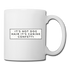 Canine Confetti-Coffee/Tea Mug - white